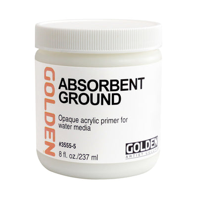 GOLDEN ACRYLIC MEDIUM ABSORBENT GROUND (WHITE) 236 ML 0003555-5
