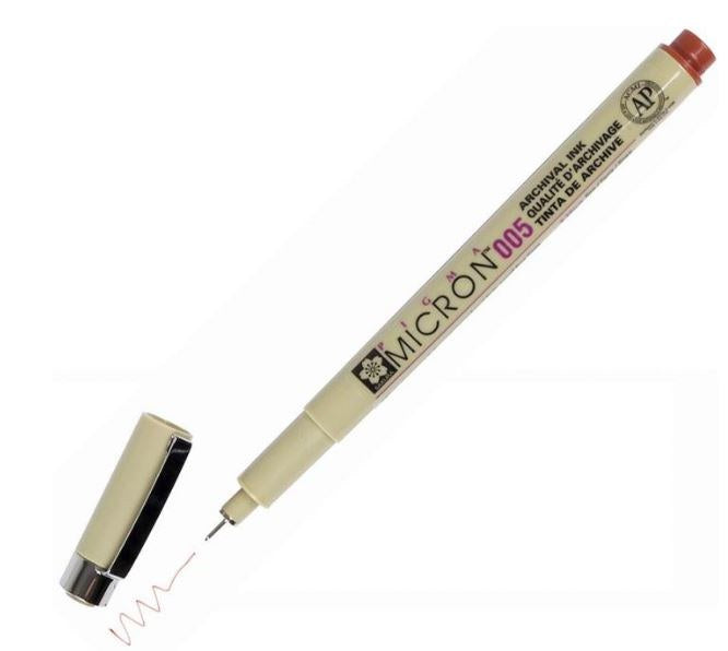 SAKURA PIGMA MICRON PEN BROWN