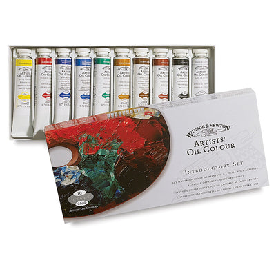 WINSOR & NEWTON ARTIST OIL COLOUR INTRODUCTORY SET OF 10 X 21 ML (1290139)