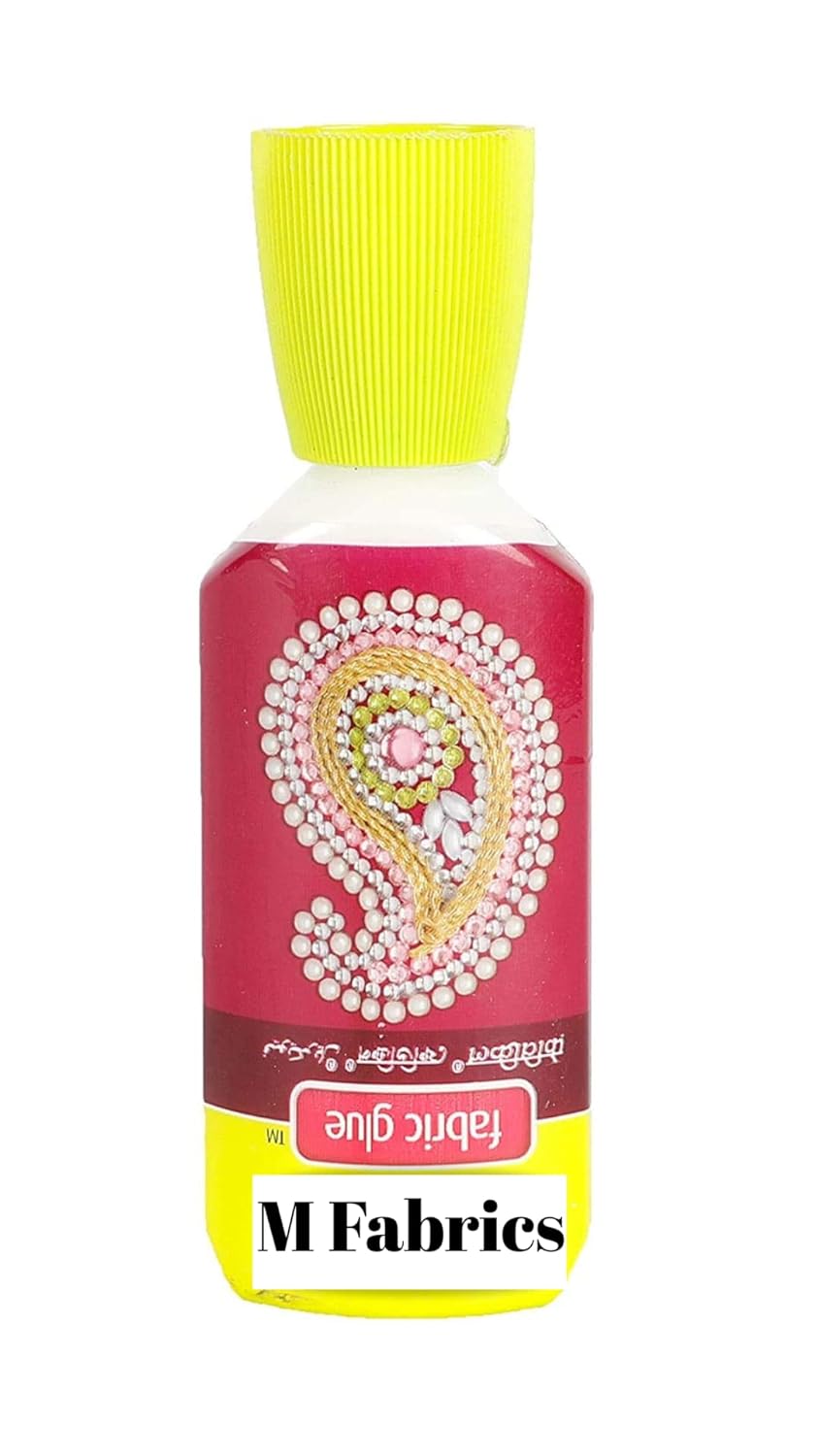 Fevicryl 80ml Fabric Glue - No-Sew Adhesive For Lace, Ribbon & Fabric Crafts
