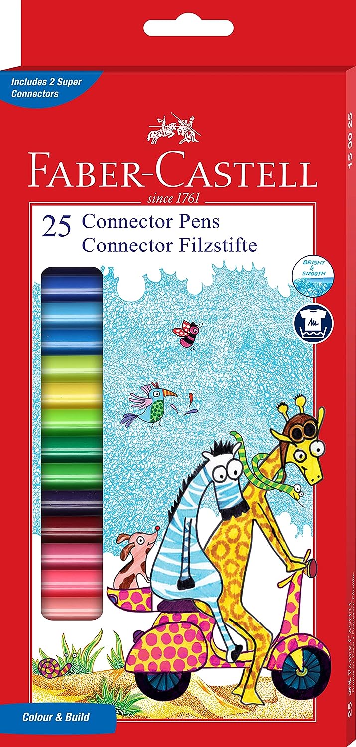 FABER-CASTELL CONNECTOR SKETCH PEN SET OF 25 – Himalaya Fine Art