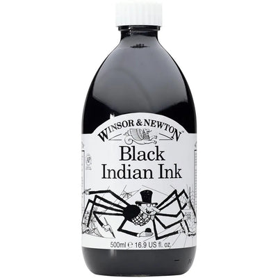 WINSOR & NEWTON BLACK INDIAN INK 500ML (1050030)