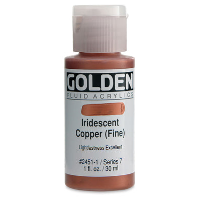 GOLDEN FLUID ACRYLIC 30 ML SR 7 IRISDISCENT COPPER FINE 0002451-1