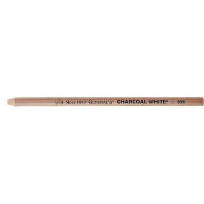 GENERAL CHARCOAL PENCIL 558 WHITE