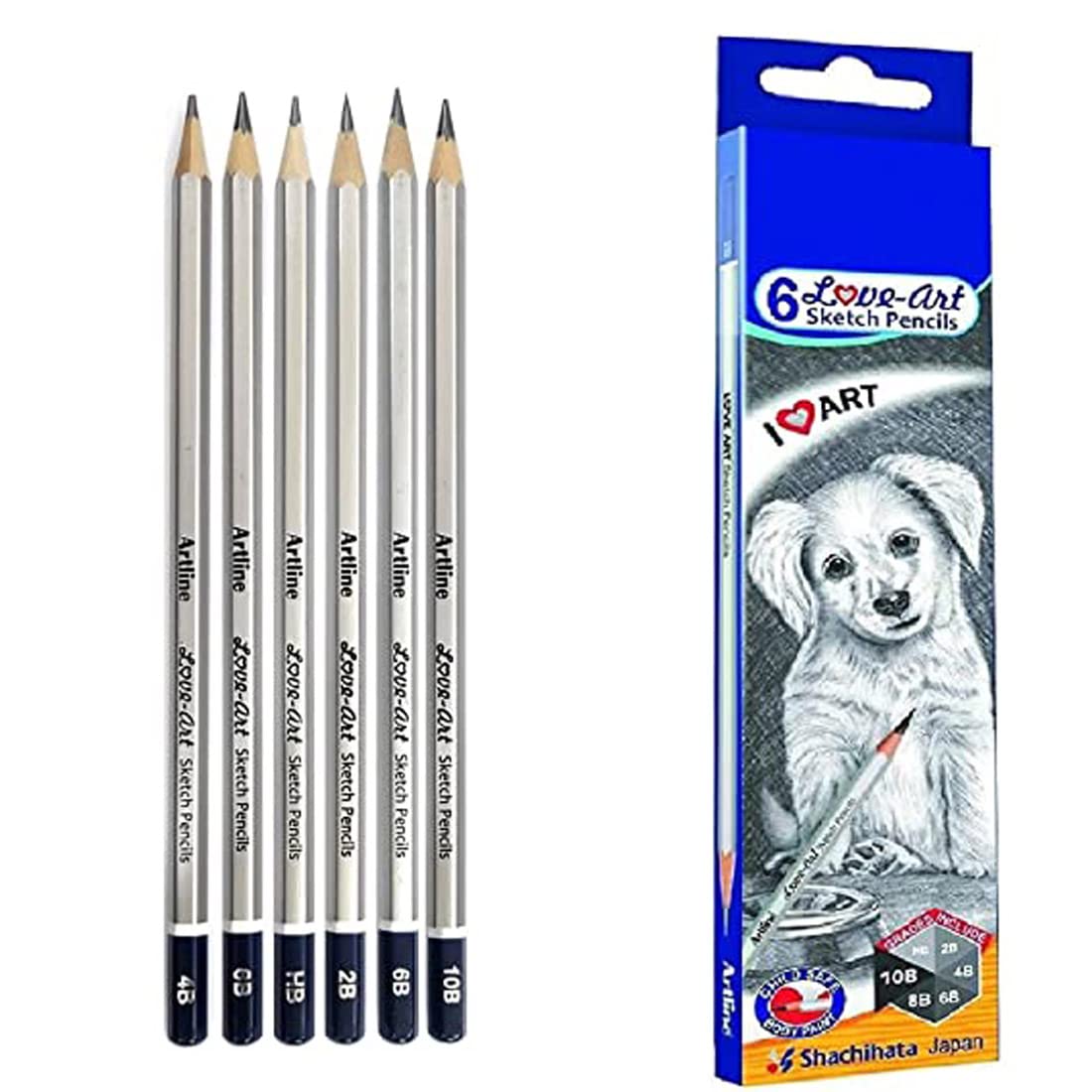 ARTLINE SKETCHING PENCIL SET OF 6 (10806) – Himalaya Fine Art