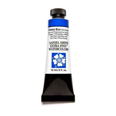 DANIEL SMITH EXTRA FINE WATER COLOUR 15 ML SR 1 PHTHALO BLUE RED SHADE (119)