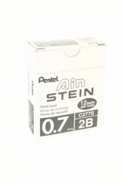 PENTEL AIN STEIN GRAPHITE LEADS 2B BOX 0.7
