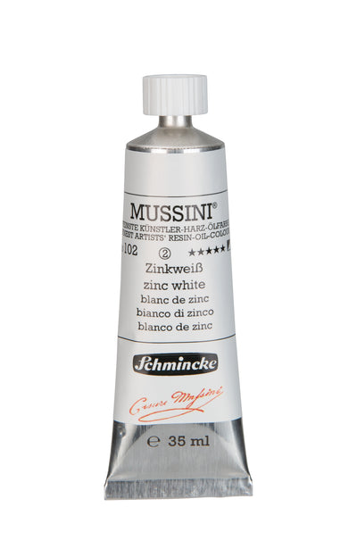 Schmincke Mussini Oil Colour 35 ML SR 2 Zinc White (102)