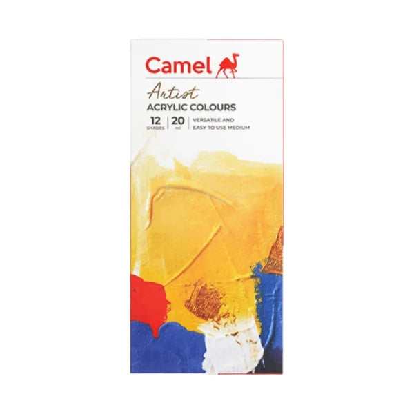 CAMEL ARTIST ACRYLIC COLOUR SET 12 x 20 ML 811722