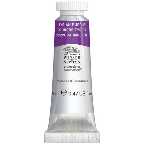 WINSOR & NEWTON PROFESSIONAL WATER COLOUR TUBE 14 ML SR  2 TYRIAN PURPLE (419)