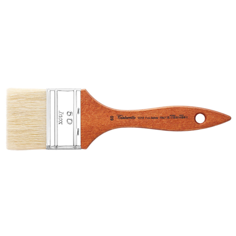 TINTORETTO  SR 1510 NATURAL HAIR MOTTLER BRUSH WHITE BRISTLE NO 60