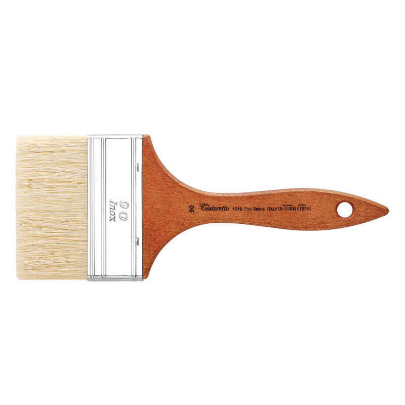 TINTORETTO  SR 1510 NATURAL HAIR MOTTLER BRUSH WHITE BRISTLE NO 90