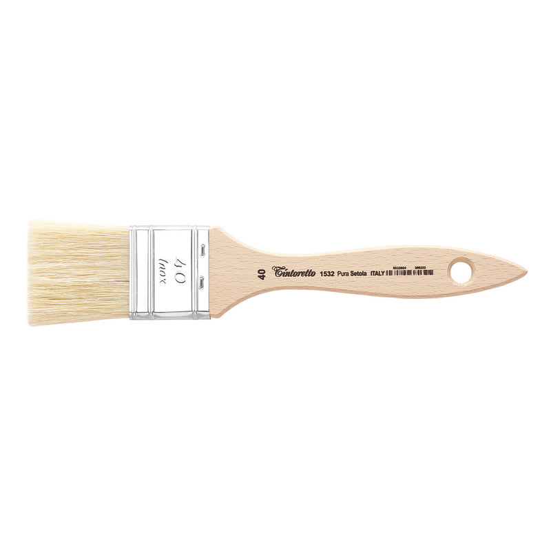 TINTORETTO  SR 1532 LONG HAIR MOTTLER WHITE BRISTLE NO 40