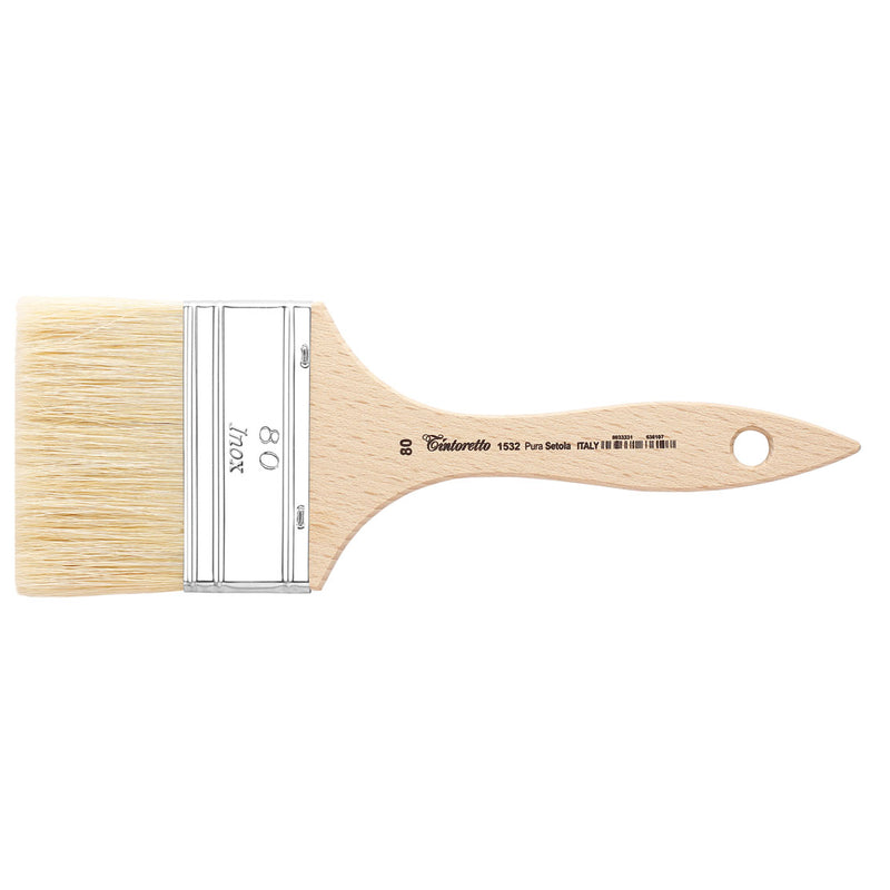 TINTORETTO  SR 1532 LONG HAIR MOTTLER WHITE BRISTLE NO 80