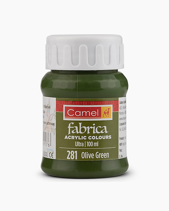 CAMLIN FABRICA ULTRA ACRYLIC COLOUR 100 ML OLIVE GREEN