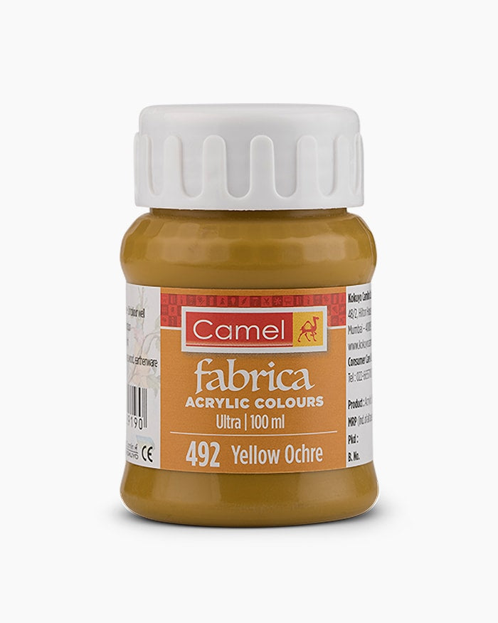 CAMLIN FABRICA ULTRA ACRYLIC COLOUR 100 ML YELLOW OCHRE