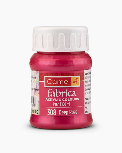 CAMLIN FABRICA PEARL ACRYLIC COLOUR 100 ML DEEP ROSE
