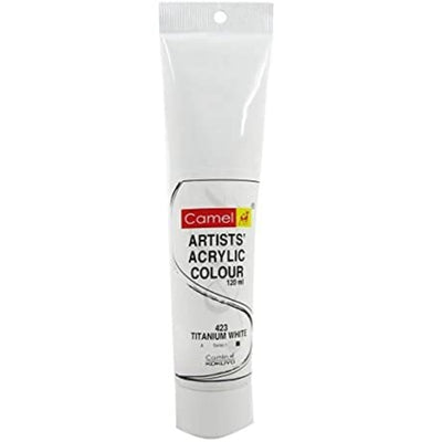 CAMLIN ARTIST ACRYLIC 120 ML SR 1 TITANIUM WHITE 423