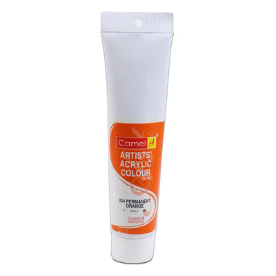 CAMLIN ARTIST ACRYLIC 120 ML SR 3 PERMANENT ORANGE 334