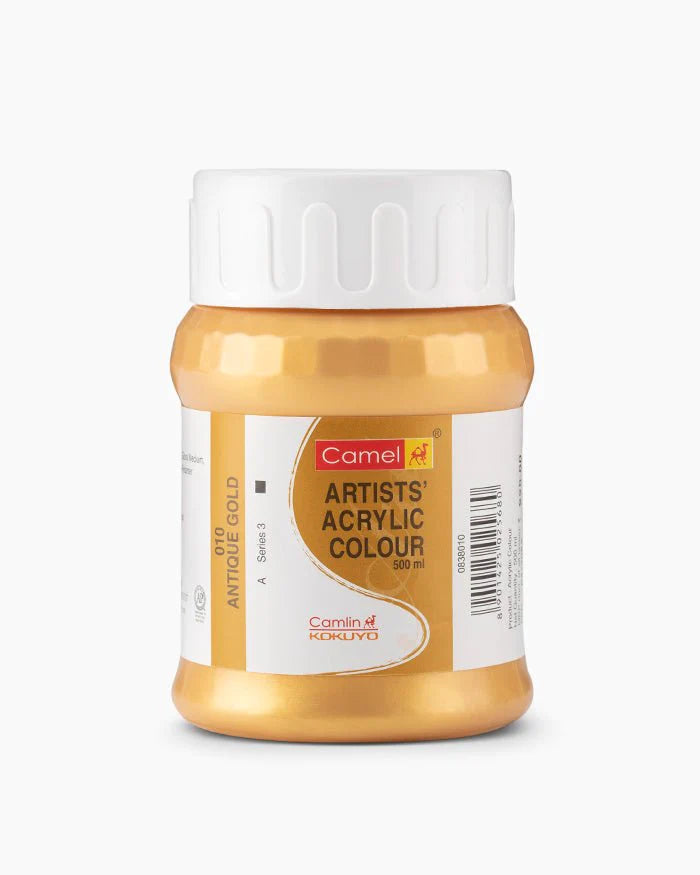 CAMLIN ARTIST ACRYLIC 500 ML SR 2 ANTIQUE GOLD 010