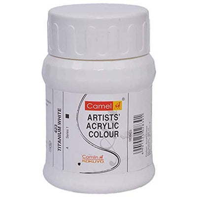 CAMLIN ARTIST ACRYLIC 500 ML SR 1 TITANIUM WHITE 423