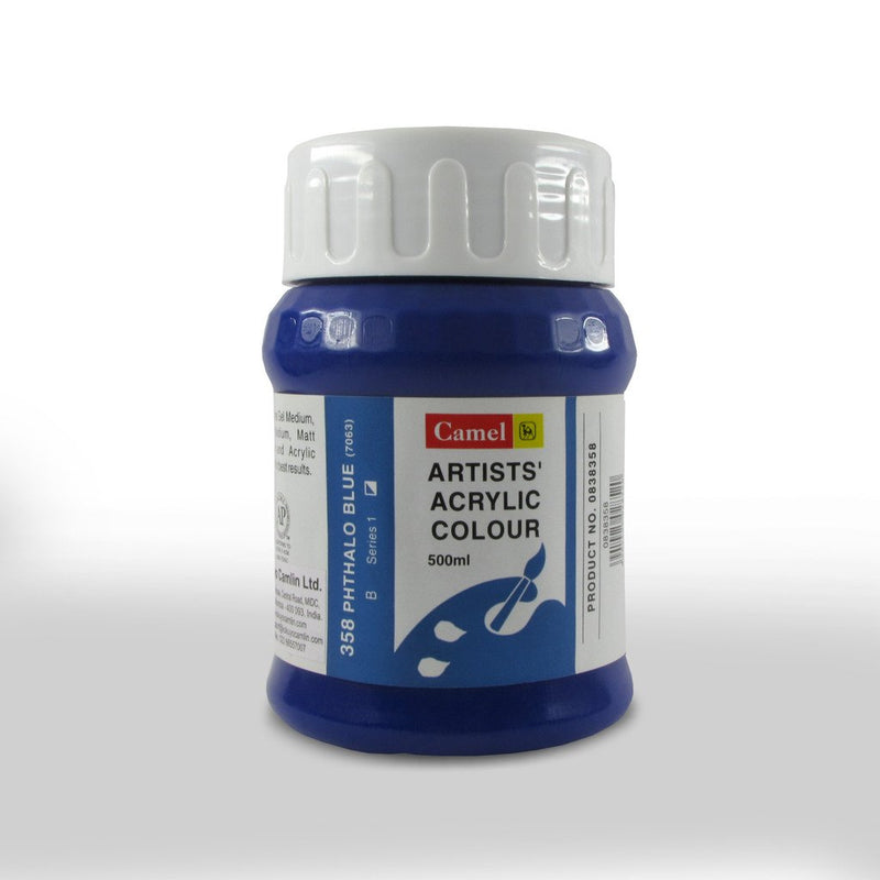 CAMLIN ARTIST ACRYLIC 500 ML SR 1 PHTHALO BLUE 358