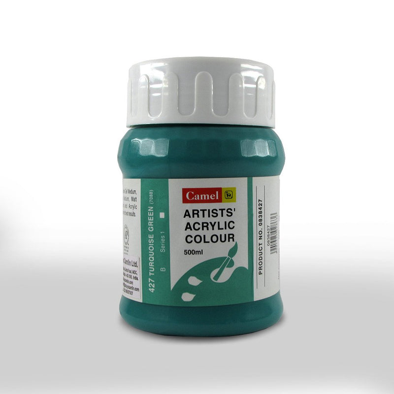 CAMLIN ARTIST ACRYLIC 500 ML SR 1 TURQUOISE GREEN 427