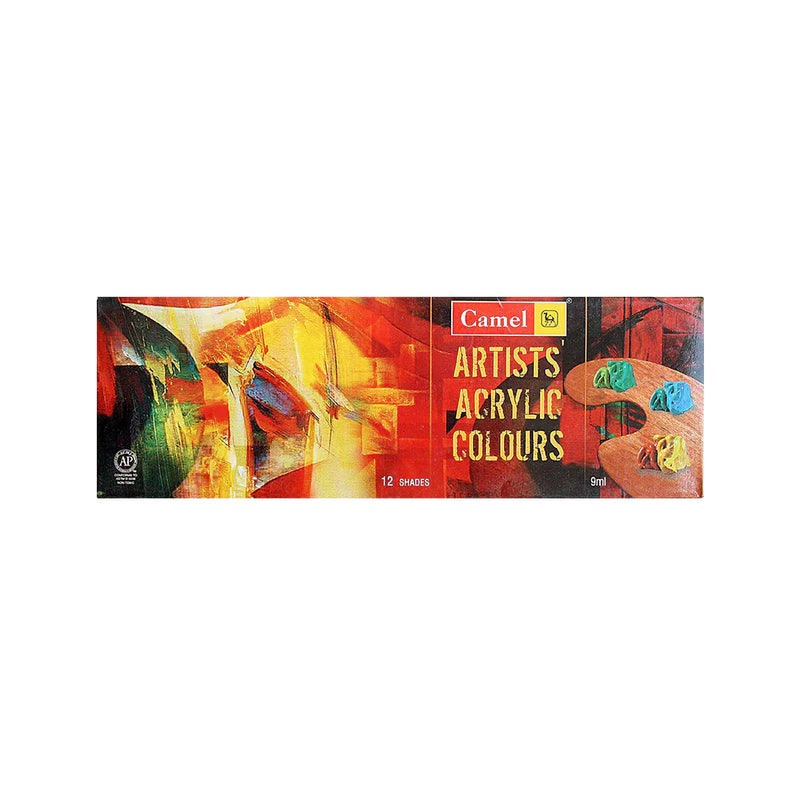 CAMLIN ARTIST ACRYLIC COLOUR SET 12 x 9 ML 805721