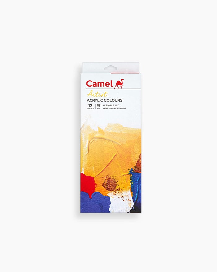 CAMEL ARTIST ACRYLIC COLOUR SET 12 x 9 ML 805721