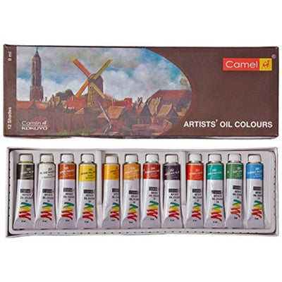 CAMEL ARTIST OIL COLOUR SET OF 12 x 9 ML (105701)