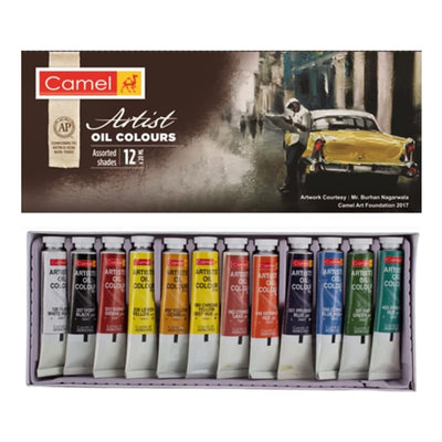 CAMLIN ARTIST OIL COLOUR SET OF 12 x 20 ML (111702)