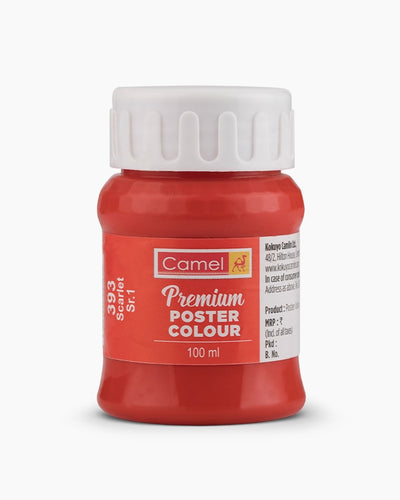 CAMLIN PREMIUM POSTER COLOUR 100 ML SCARLET