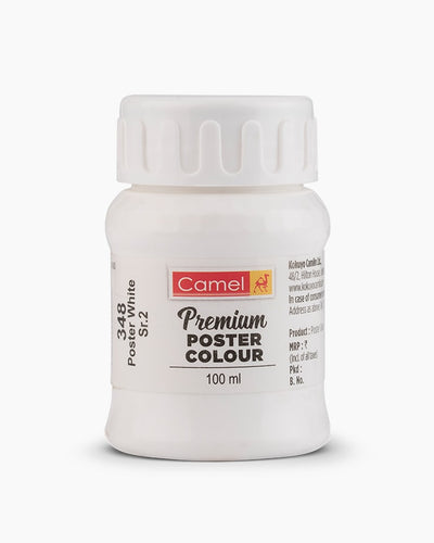 CAMLIN PREMIUM POSTER COLOUR 100 ML POSTER WHITE