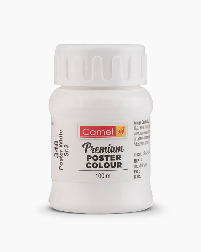 CAMLIN PREMIUM POSTER COLOUR 100 ML POSTER WHITE