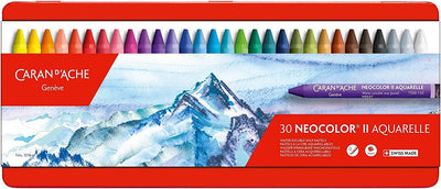 CARAN DACHE NEOCOLOUR II AQUARELLE PASTEL SET OF 30 (7500330)