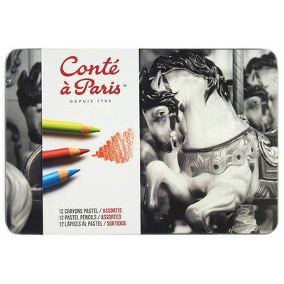 CONTE A PARIS PASTEL PENCIL SET OF 12 (2181)