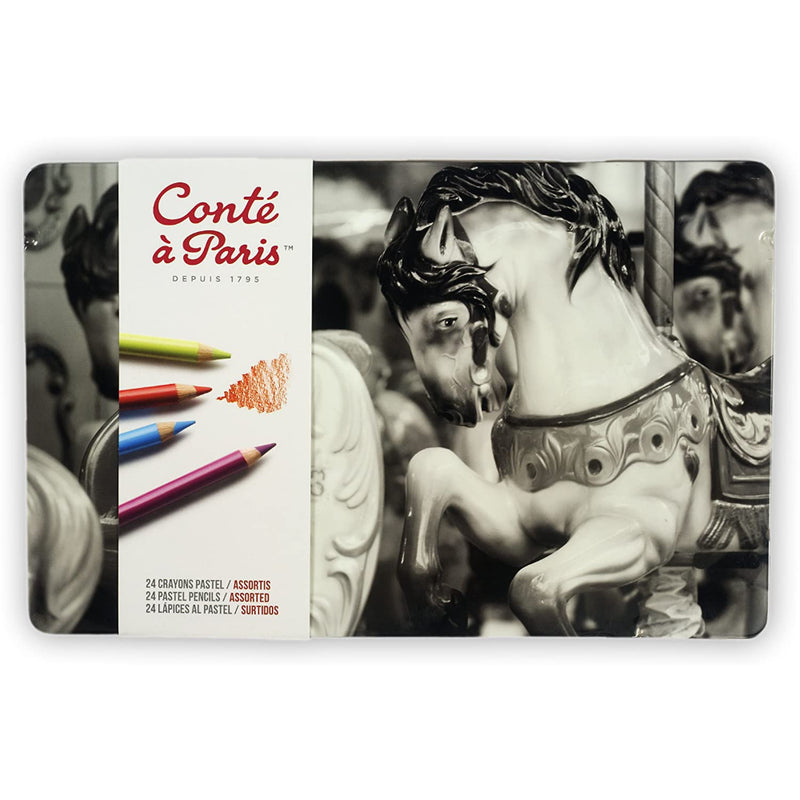 CONTE A PARIS PASTEL PENCIL SET OF 24 (-)