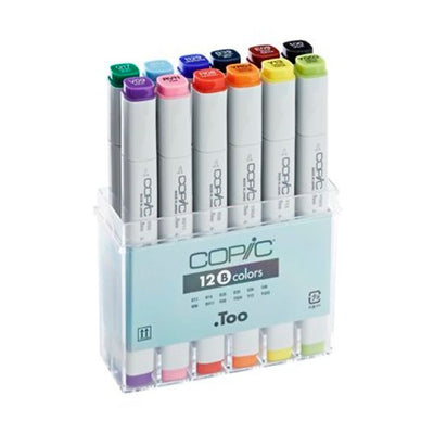 COPIC CLASSIC ALCOHOL MARKER SET OF 12 B