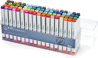 COPIC CLASSIC ALCOHOL MARKER SET OF 72 A