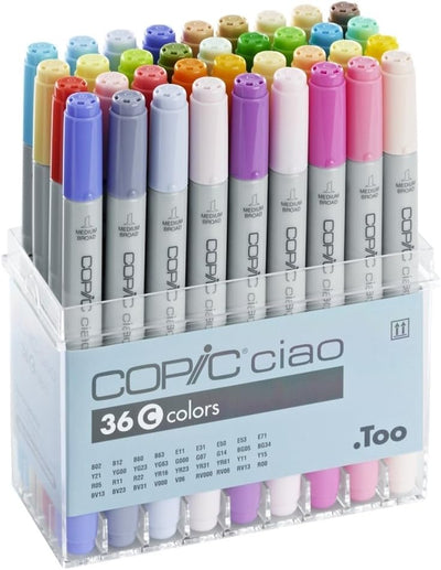 COPIC CIAO MARKER SET OF 36 C