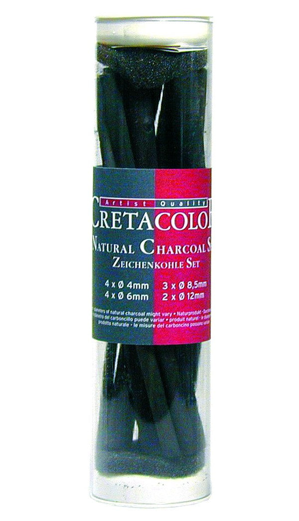 CRETACOLOR NATURAL CHARACOAL SET OF 13 (493 99)