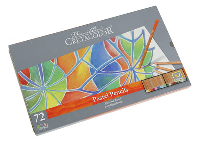 CRETACOLOR FINE ART PASTEL PENCIL TIN  SET OF 72 (470 72)