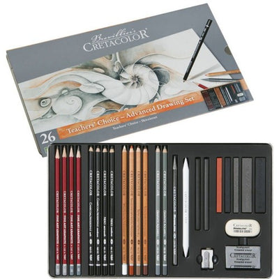 CRETACOLOR TEACHERS CHOICE PENCIL ADVANCED ART SET OF 27 (400 42)