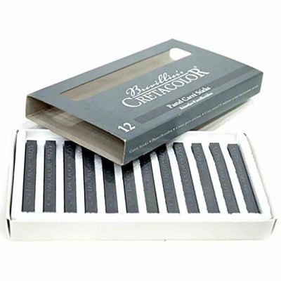 CRETACOLOR SOFT PASTEL SILVER SET OF 12 (48255)