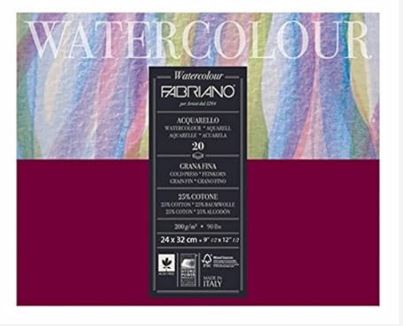 FABRIANO WC STUDIO 200 GSM 24" X 32" CM, 20 SHEET CP (72612432)