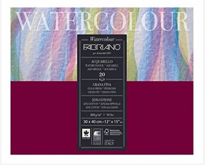 FABRIANO WC STUDIO 200 GSM 30" X 40" CM, 20 SHEET CP (72613040)