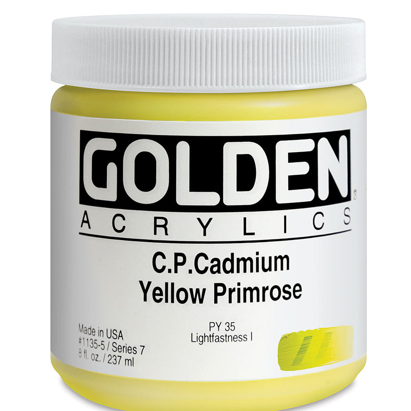 GOLDEN HEAVY BODY ACRYLIC 236 ML SR 7 C.P. CAD. YELLOW PRIMROSE 1135-5 (0001135-5)