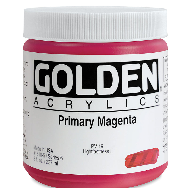 GOLDEN HEAVY BODY ACRYLIC 236 ML SR 6 PRIMARY MAGENTA 1510-5 (0001510-5)