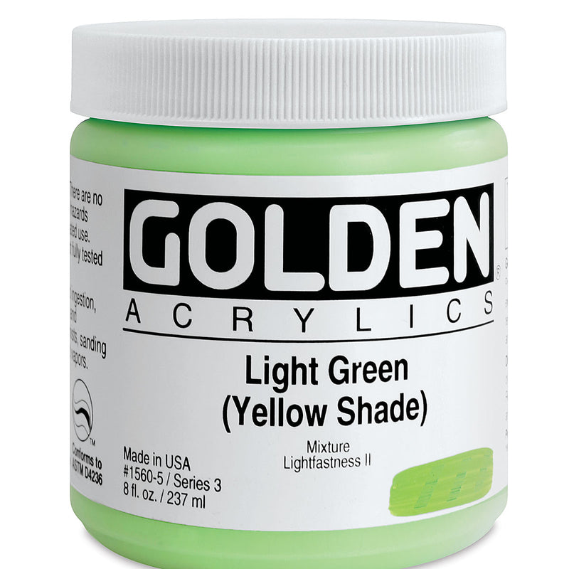 GOLDEN HEAVY BODY ACRYLIC 236 ML SR 3 LIGHT GREEN YELLOW SHADE 1560-5 (0001560-5)