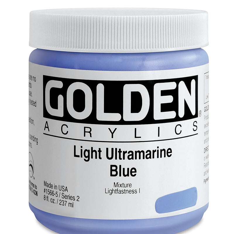 GOLDEN HEAVY BODY ACRYLIC 236 ML SR 2 LIGHT ULTRAMARINE BLUE 1566-5 (0001566-5)